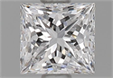 Natural Diamond 0.78 Carats, Princess with  Cut, D Color, VVS2 Clarity and Certified by GIA