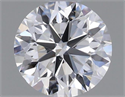 Diamante Natural 0.50 quilates, Redondo , Color D, claridad VS1 y certificado GIA
