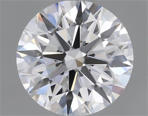 Picture of Natural Diamond 0.76 Carats, Round with Excellent Cut, E Color, VVS1 Clarity and Certified by GIA