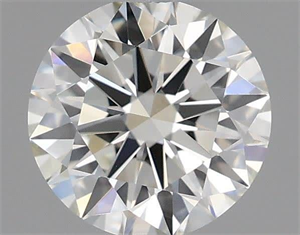 Picture of Natural Diamond 0.70 Carats, Round with Excellent Cut, J Color, IF Clarity and Certified by GIA