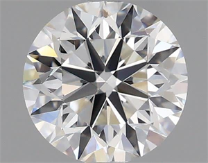 Picture of Natural Diamond 0.70 Carats, Round with Very Good Cut, I Color, VVS2 Clarity and Certified by GIA