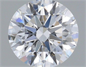 Lab Grown Diamond 1.06 Carats, Round with Ideal Cut, D Color, VVS1 Clarity and Certified by IGI