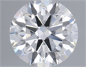 Lab Grown Diamond 1.06 Carats, Round with Ideal Cut, E Color, VVS1 Clarity and Certified by IGI