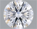 Lab Grown Diamond 1.06 Carats, Round with Ideal Cut, E Color, VVS1 Clarity and Certified by IGI
