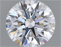 Lab Grown Diamond 1.06 Carats, Round with Ideal Cut, E Color, VVS1 Clarity and Certified by IGI