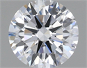 Lab Grown Diamond 1.04 Carats, Round with Ideal Cut, E Color, VVS1 Clarity and Certified by IGI