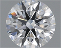 Lab Grown Diamond 1.06 Carats, Round with Ideal Cut, E Color, VVS1 Clarity and Certified by IGI