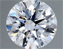 Lab Grown Diamond 1.04 Carats, Round with Ideal Cut, E Color, VVS1 Clarity and Certified by IGI