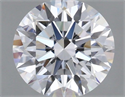 Lab Grown Diamond 1.04 Carats, Round with Ideal Cut, E Color, VVS1 Clarity and Certified by IGI
