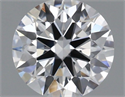 Lab Grown Diamond 1.06 Carats, Round with Ideal Cut, E Color, VVS1 Clarity and Certified by IGI