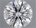 Lab Grown Diamond 1.05 Carats, Round with Ideal Cut, E Color, VVS1 Clarity and Certified by IGI