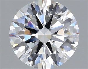 Picture of Lab Grown Diamond 2.51 Carats, Round with Excellent Cut, E Color, VS1 Clarity and Certified by IGI
