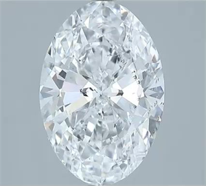 Foto Diamante Natural 3.00 quilates, Ovalado , Color D, claridad SI2 y certificado GIA de