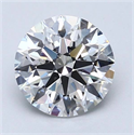 Diamante Natural 2.01 quilates, Redondo , Color F, claridad VS2 y certificado GIA