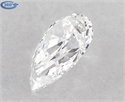 Natural Diamond 0.91 Carats, Pear with  Cut, D Color, SI1 Clarity and Certified by GIA