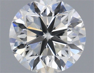 Picture of Natural Diamond 0.71 Carats, Round with Very Good Cut, I Color, VS2 Clarity and Certified by GIA