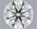 Natural Diamond 0.70 Carats, Round with Very Good Cut, I Color, VVS2 Clarity and Certified by GIA