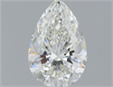 Natural Diamond 1.02 Carats, Pear with  Cut, H Color, VS2 Clarity and Certified by IGI