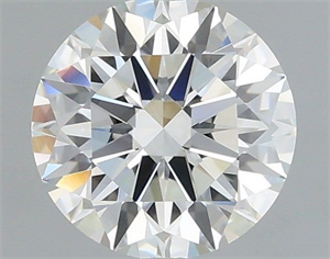 Picture of Natural Diamond 1.07 Carats, Round with Excellent Cut, I Color, VVS1 Clarity and Certified by IGI