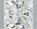 Natural Diamond 1.11 Carats, Princess with  Cut, I Color, VS1 Clarity and Certified by IGI