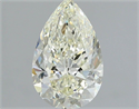 Natural Diamond 1.50 Carats, Pear with  Cut, J Color, VS1 Clarity and Certified by IGI