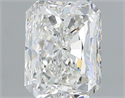 Natural Diamond 1.00 Carats, Radiant with  Cut, F Color, SI2 Clarity and Certified by IGI