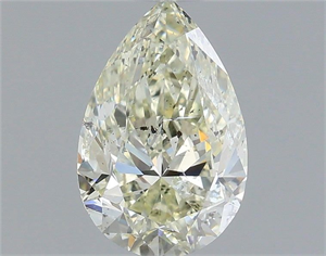 Picture of Natural Diamond 1.01 Carats, Pear with  Cut, K Color, SI2 Clarity and Certified by IGI