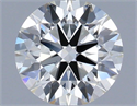 Natural Diamond 0.45 Carats, Round with Excellent Cut, H Color, VS2 Clarity and Certified by IGI