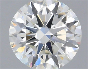 Picture of Natural Diamond 0.45 Carats, Round with Excellent Cut, H Color, VS2 Clarity and Certified by IGI