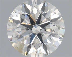 Picture of Natural Diamond 0.51 Carats, Round with Excellent Cut, H Color, I1 Clarity and Certified by IGI