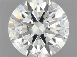 Picture of Natural Diamond 0.71 Carats, Round with Excellent Cut, I Color, SI2 Clarity and Certified by IGI