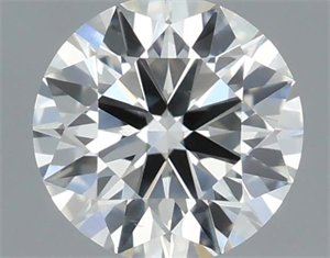 Picture of Natural Diamond 0.43 Carats, Round with Excellent Cut, I Color, SI1 Clarity and Certified by IGI