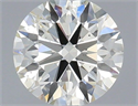 Natural Diamond 0.40 Carats, Round with Excellent Cut, I Color, SI1 Clarity and Certified by IGI