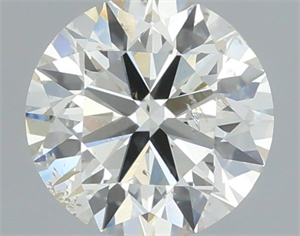Picture of Natural Diamond 0.70 Carats, Round with Excellent Cut, J Color, SI2 Clarity and Certified by IGI