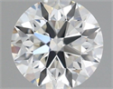 Natural Diamond 0.40 Carats, Round with Excellent Cut, H Color, VS1 Clarity and Certified by IGI