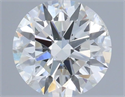 Natural Diamond 0.40 Carats, Round with Excellent Cut, I Color, SI1 Clarity and Certified by IGI