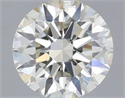 Natural Diamond 0.40 Carats, Round with Excellent Cut, I Color, SI1 Clarity and Certified by IGI