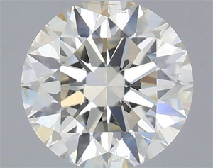 Picture of Natural Diamond 0.40 Carats, Round with Excellent Cut, I Color, SI1 Clarity and Certified by IGI