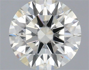 Picture of Natural Diamond 0.41 Carats, Round with Excellent Cut, I Color, SI1 Clarity and Certified by IGI