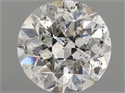 Natural Diamond 1.03 Carats, Round with Very Good Cut, G Color, I1 Clarity and Certified by IGI