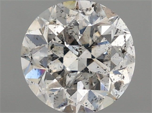 Picture of Natural Diamond 1.03 Carats, Round with Very Good Cut, G Color, I1 Clarity and Certified by IGI