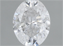 Natural Diamond 1.00 Carats, Oval with  Cut, F Color, I1 Clarity and Certified by IGI