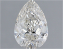 Natural Diamond 1.01 Carats, Pear with  Cut, H Color, I1 Clarity and Certified by IGI