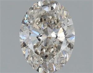 Foto Diamante Natural 1.01 quilates, Ovalado , Color I, claridad SI2 y certificado IGI de