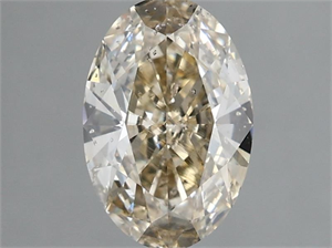 Foto Diamante Natural 1.50 quilates, Ovalado , Color M, claridad SI2 y certificado IGI de