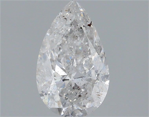 Picture of Natural Diamond 1.00 Carats, Pear with  Cut, E Color, I1 Clarity and Certified by IGI