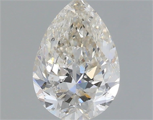 Picture of Natural Diamond 1.00 Carats, Pear with  Cut, I Color, SI2 Clarity and Certified by IGI