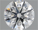Natural Diamond 0.70 Carats, Round with Very Good Cut, F Color, I1 Clarity and Certified by GIA