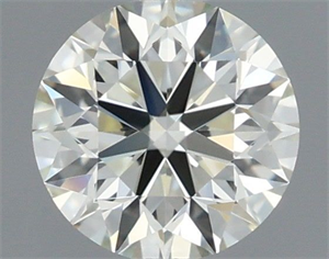 Picture of Natural Diamond 0.58 Carats, Round with Excellent Cut, M Color, VS2 Clarity and Certified by GIA