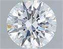 Lab Grown Diamond 1.07 Carats, Round with Ideal Cut, E Color, VS1 Clarity and Certified by IGI